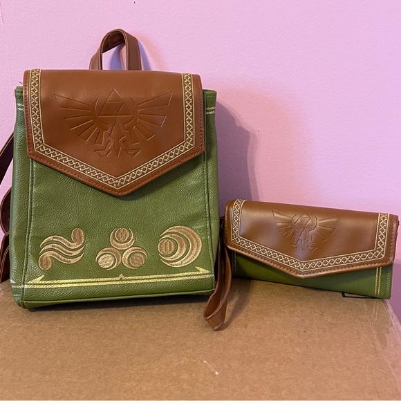Danielle Nicole Handbags - Danielle Nicole legend of zelda anime ocarina of time backpack bag wallet set